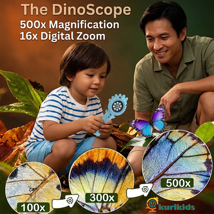 The DinoScope: Digital Microscope for Toddlers (BLUE ONLY)