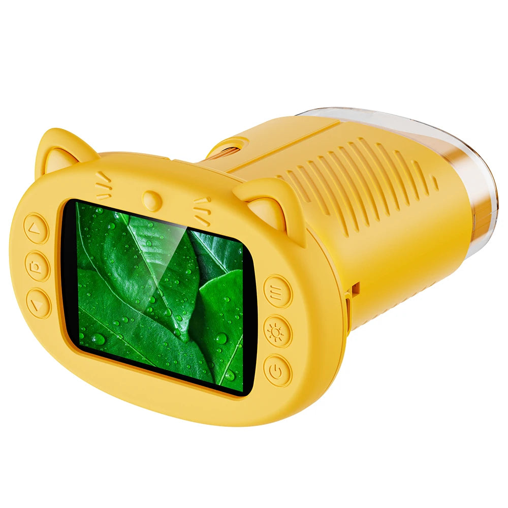 Kids Digital Microscope – 1000X Pocket Explorer with 2.4" HD Screen