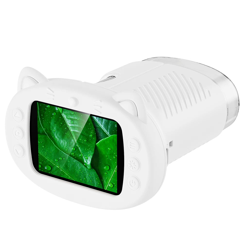Kids Digital Microscope – 1000X Pocket Explorer with 2.4" HD Screen