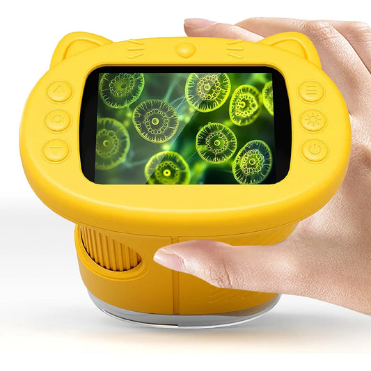 Kids Digital Microscope – 1000X Pocket Explorer with 2.4" HD Screen