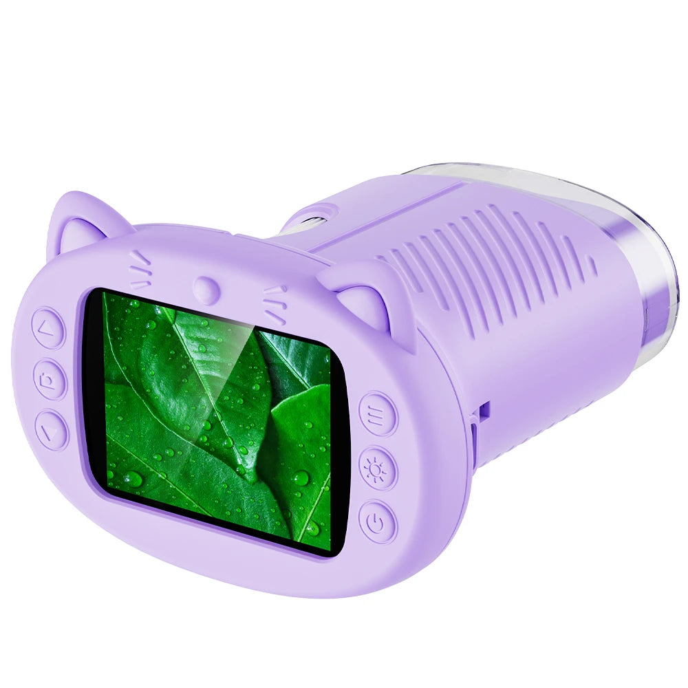 Kids Digital Microscope – 1000X Pocket Explorer with 2.4" HD Screen