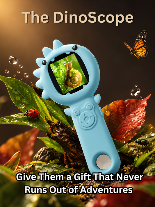 The DinoScope: Digital Microscope for Toddlers (BLUE ONLY)