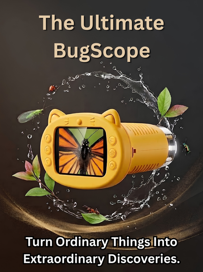 The Ultimate BugScope: 1000X Digital Microscope with 2.4-inch HD Screen (FOUR COLORS)