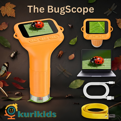 The BugScope: Digital Microscope for Kids with a 2.0 inch Screen (YELLOW ONLY)