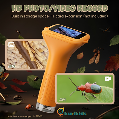 The BugScope: Digital Microscope for Kids with a 2.0 inch Screen (YELLOW ONLY)